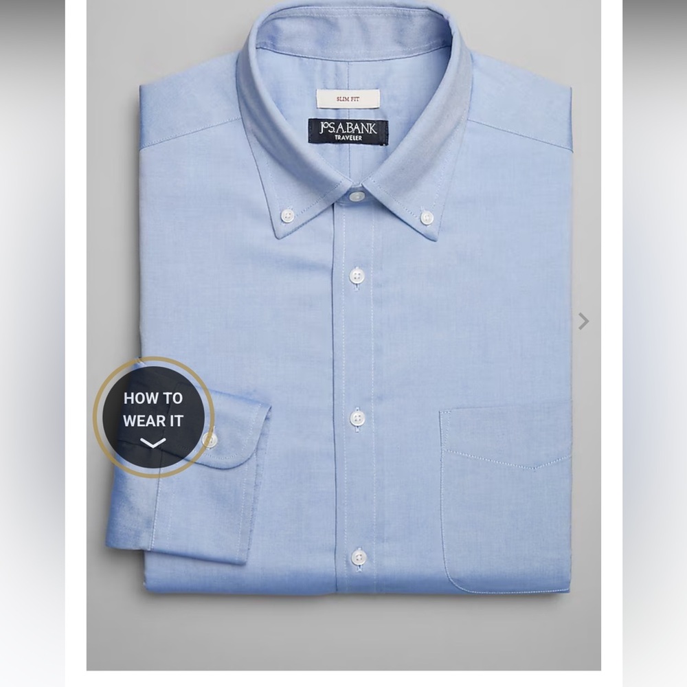 Jos. A. Bank Men's Traveler Shirt, slim fit